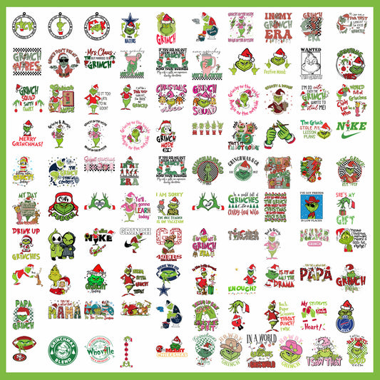 Grinch Christmas Bundle SVG| SvgBundleHub