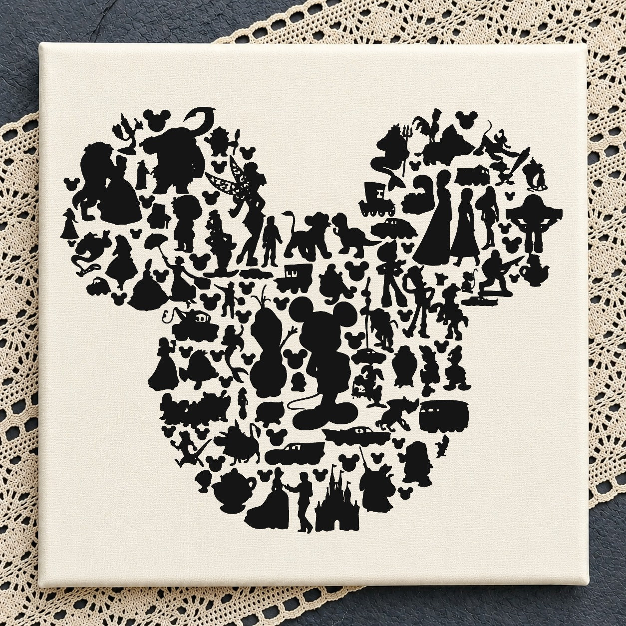 Mickey Mouse Head Disney Characters SVG, Disney SVG PNG, Mickey SVG