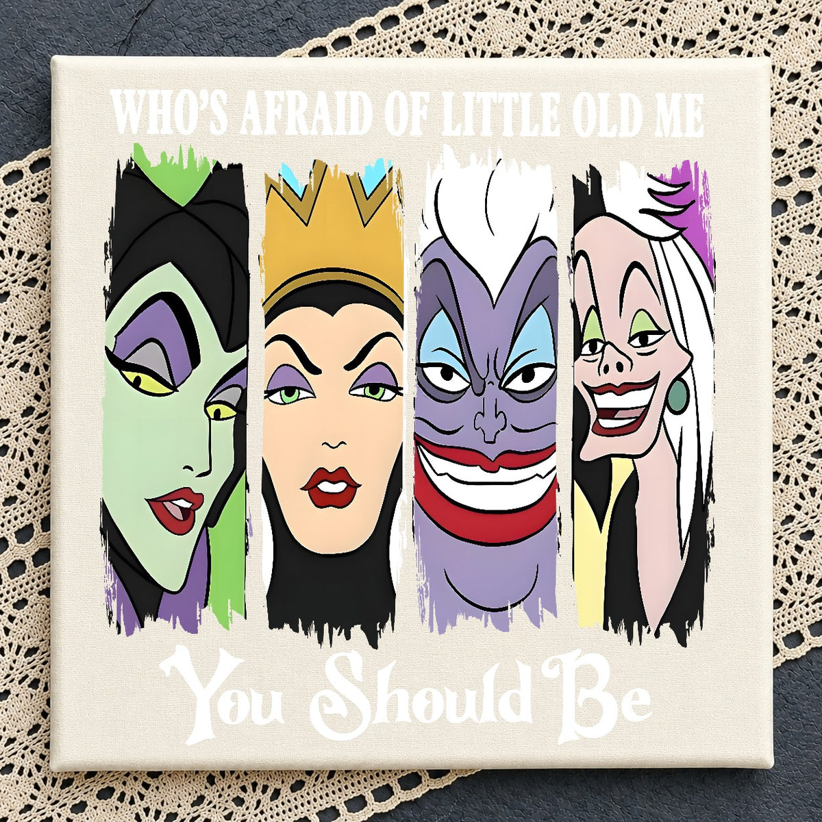 Disney Villains Faces Halloween PNG | SvgBundleHub