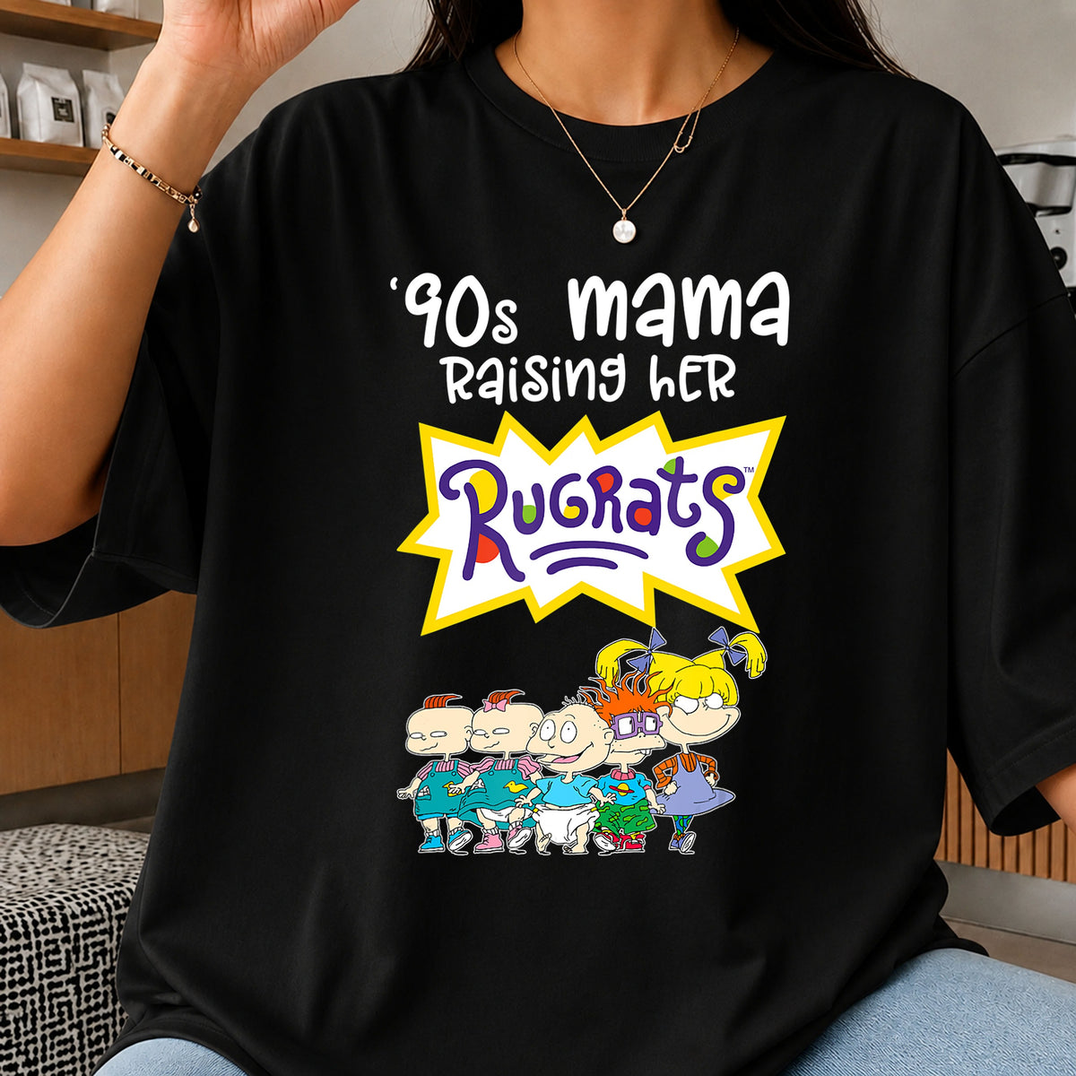 90s Mama Raising Her Rugrats Cartoon Mom Quote PNG