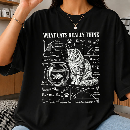What Cats Really Think SVG, Funny Quote Vinyl Clipart Design