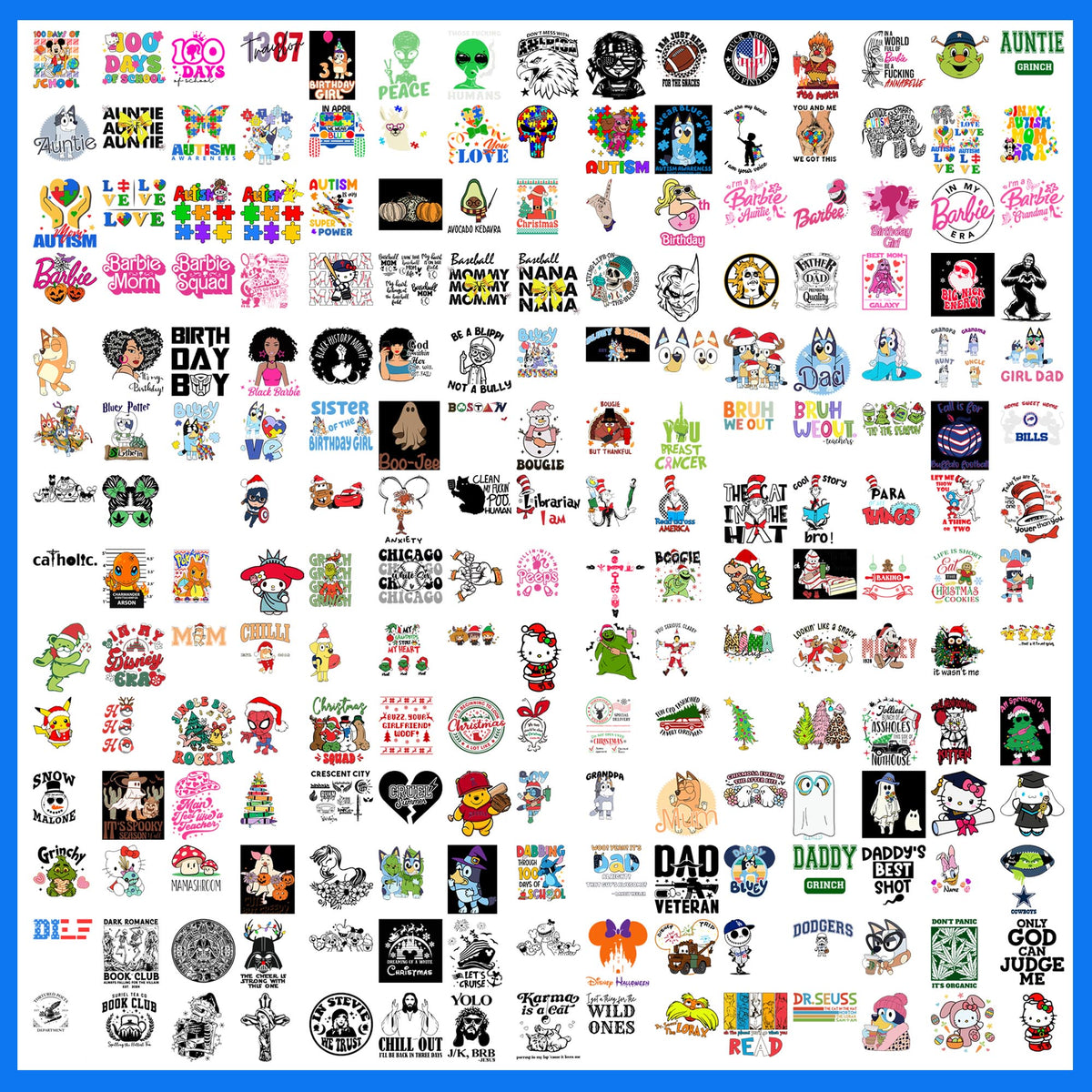 Trending 2025 Mega Bundle 600+ SVG| SvgBundleHub