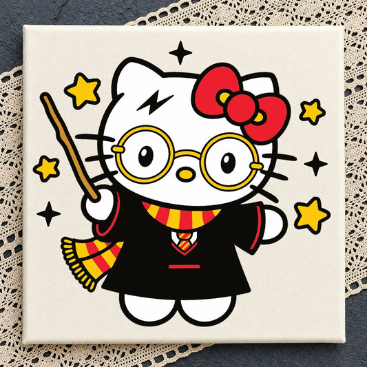 Hello Kitty Wizard Harry Potter Cricut Cut File SVG
