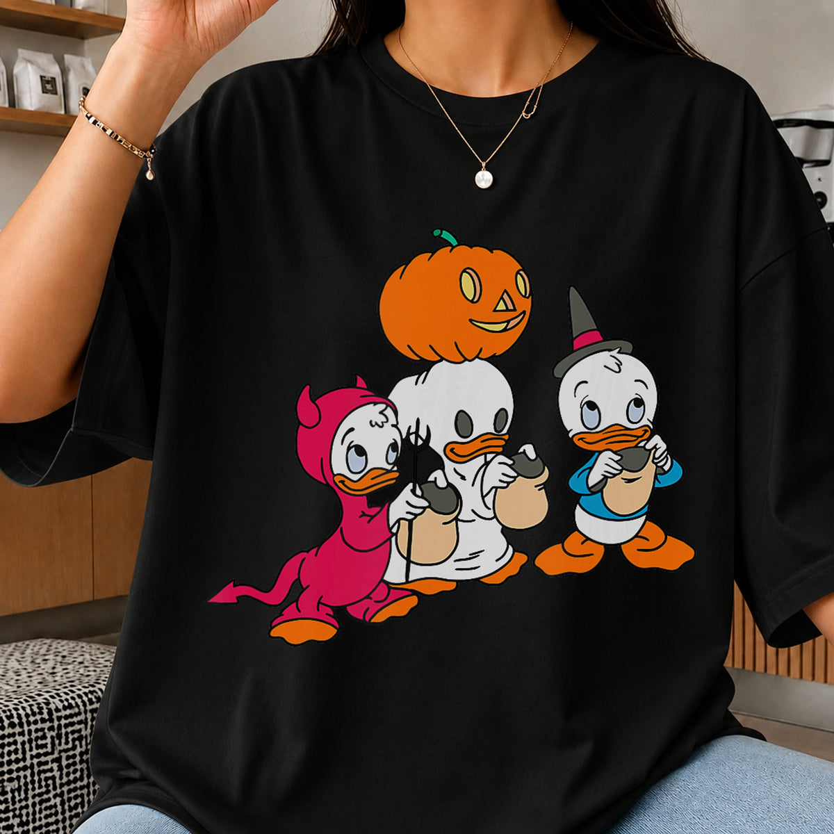 Huey Dewey Louie Halloween Trick Or Treat Disney PNG