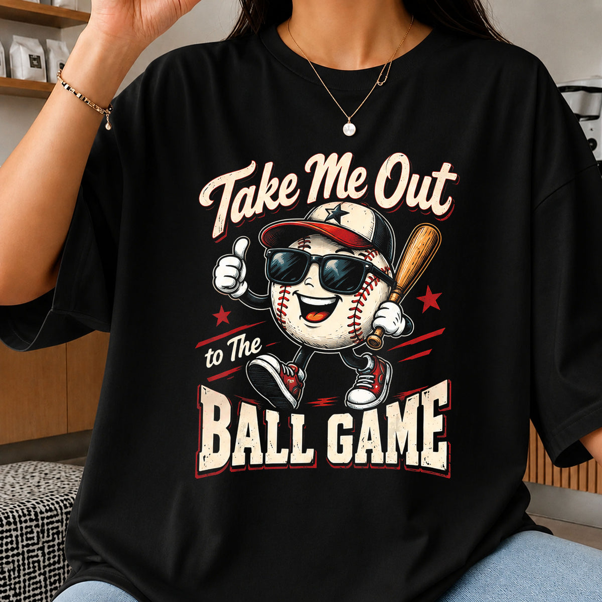 Take Me Out To The Ball Game Baseball Character PNG
