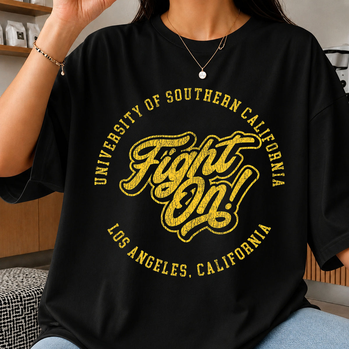 USC Fight On University Of Southern California Vintage PNG