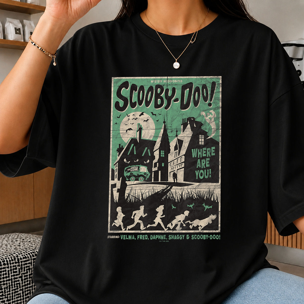 Scooby-Doo Where Are You Retro Vintage Poster PNG