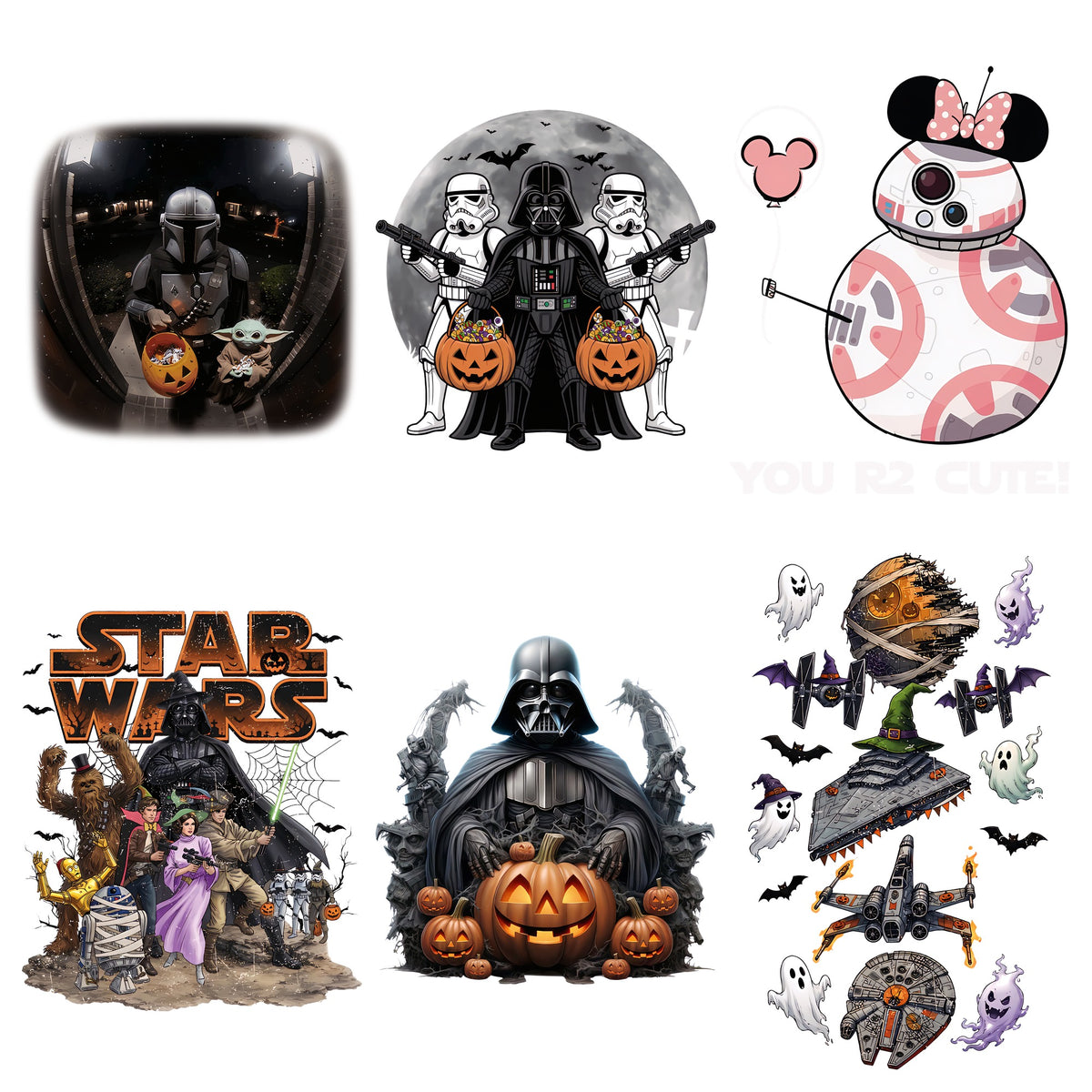 Star Wars Haunted Mansion Halloween PNG | SvgBundleHub