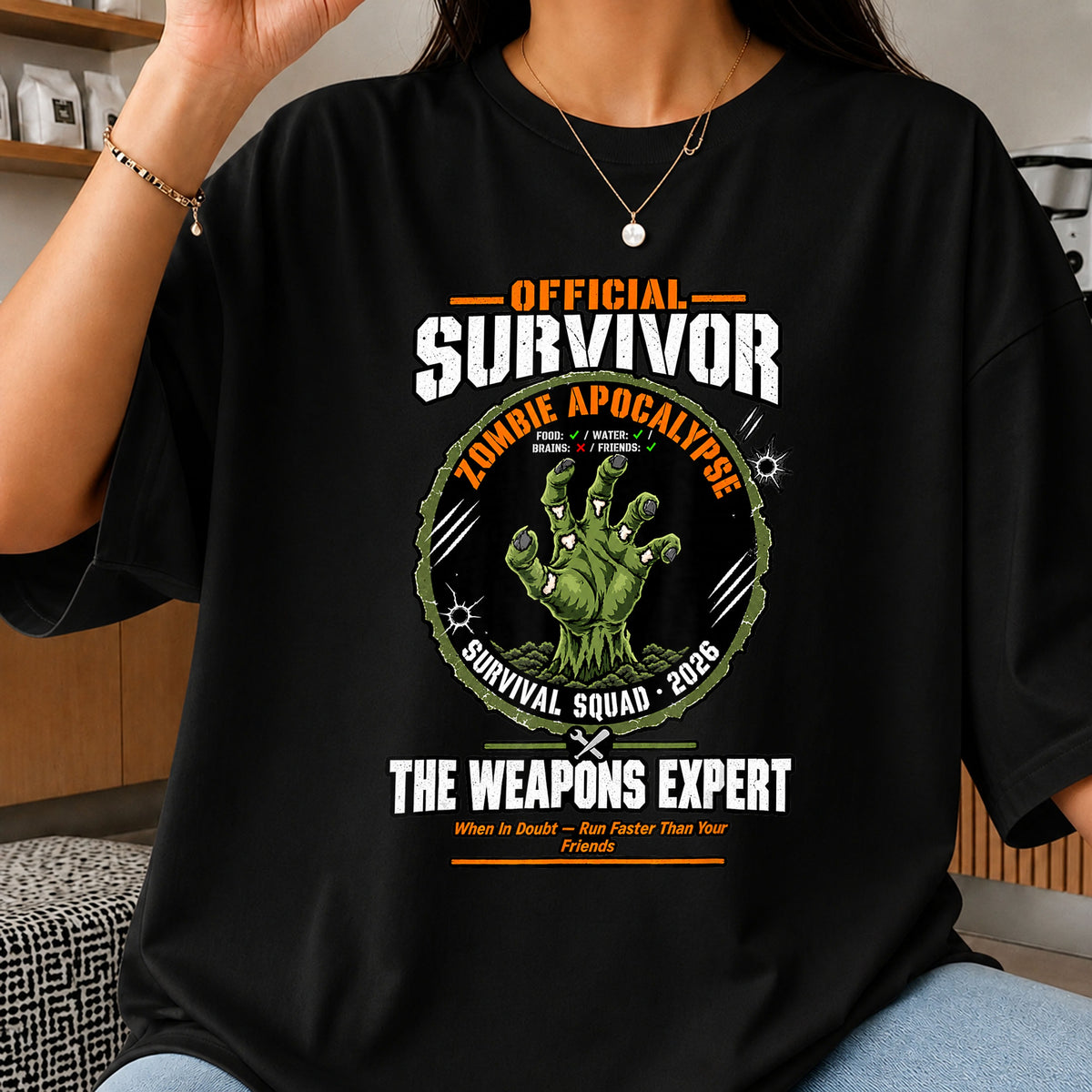 Zombie Apocalypse Survivor Weapons Expert Clipart PNG