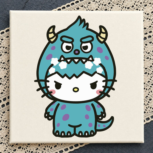 Hello Kitty Sulley Monsters Inc Costume Cricut File SVG
