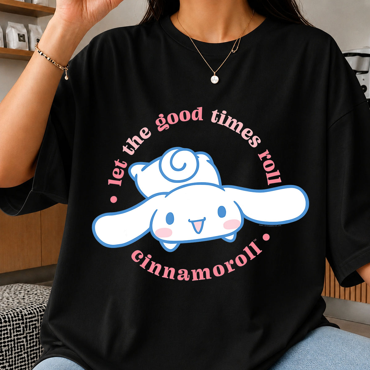 Cinnamoroll Let The Good Times Roll Sanrio Quote PNG