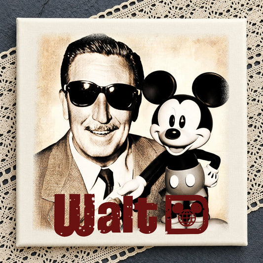 Walt D Vintage Mickey Mouse PNG | SvgBundleHub