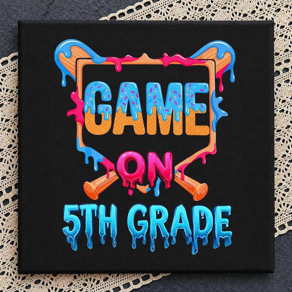 Game On 5th Grade PNG, Back To School PNG, Fifth Grade PNG