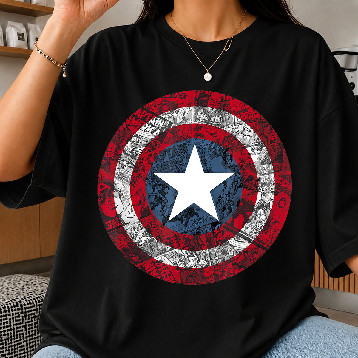 Captain America Comic Shield Marvel Superhero PNG
