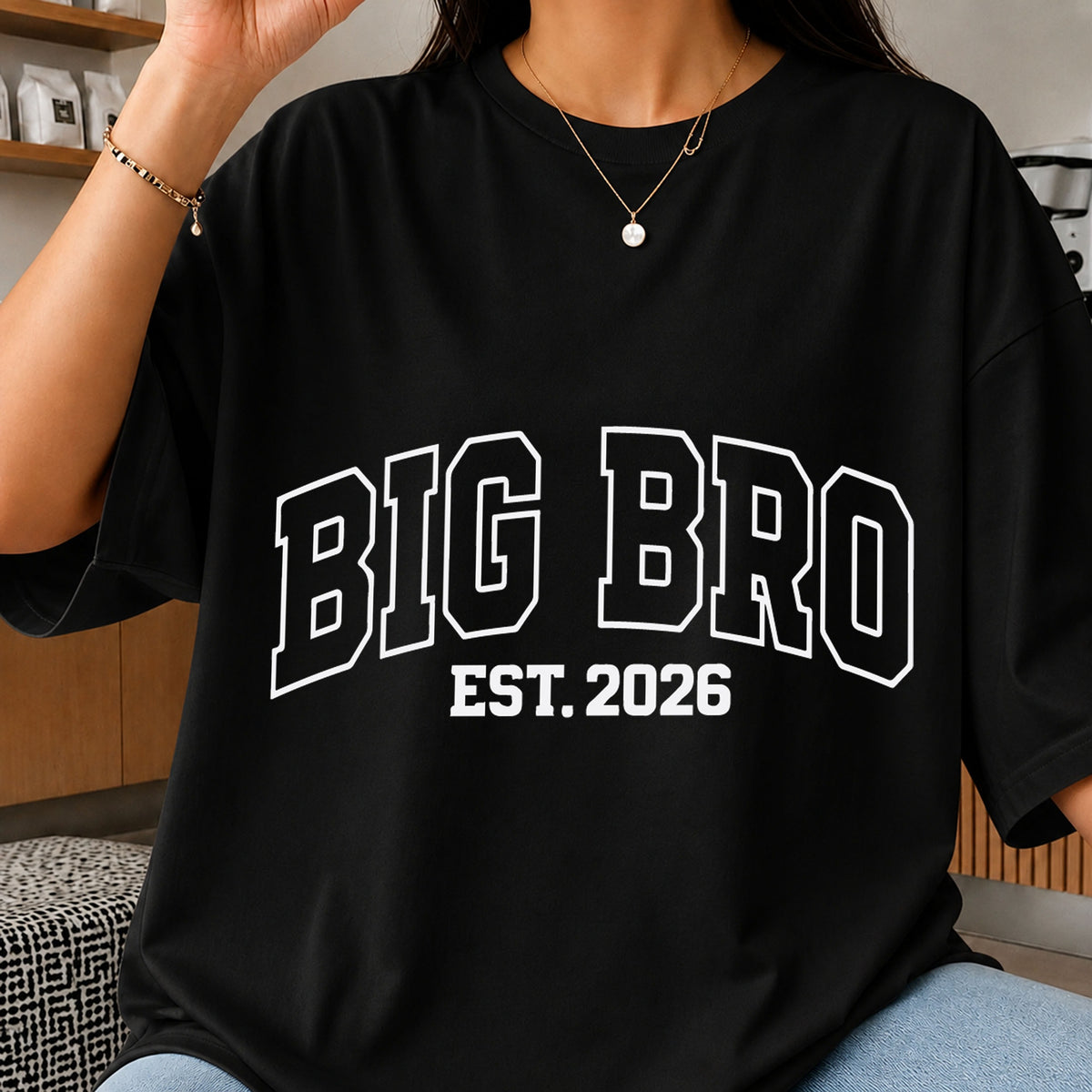 Big Bro Est 2026 SVG, Chibi Portrait Clipart Clipart