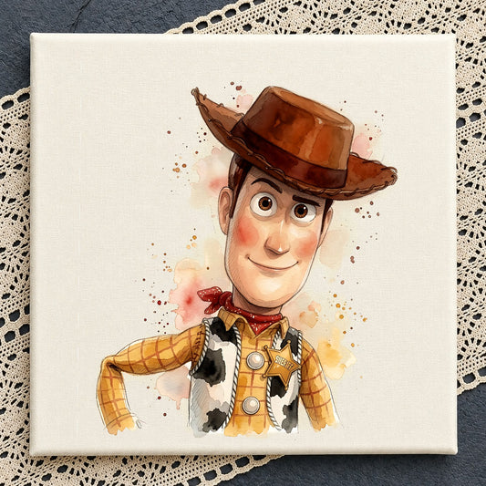Woody Cowboy Sheriff Watercolor PNG | SvgBundleHub