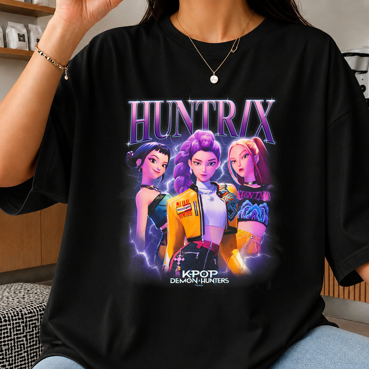 Huntrix Kpop Demon Hunters Girl Group Bootleg PNG
