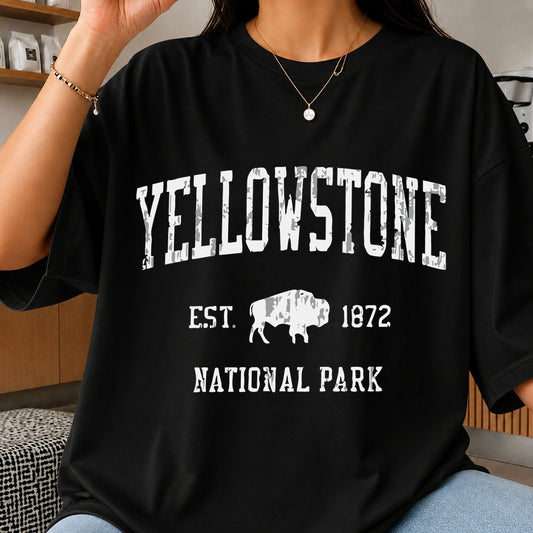 Yellowstone National Park Est 1872 Bison Cricut SVG