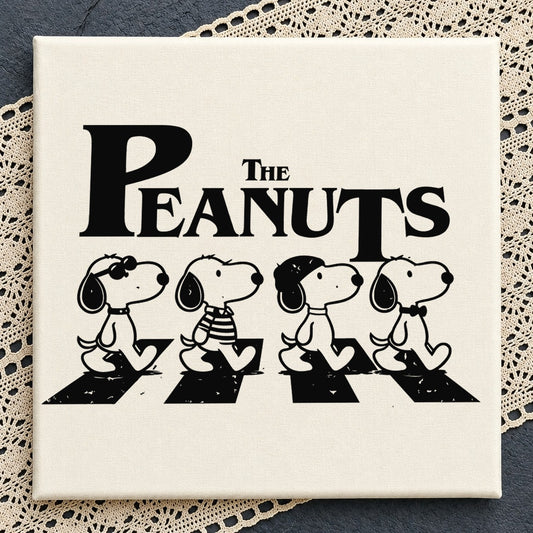 The Peanuts Snoopy Abbey Road SVG, Craft File Design v24