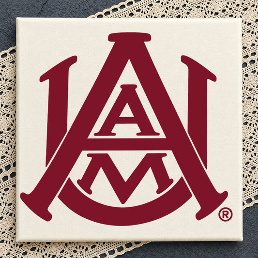 Alabama A&M Bulldogs Interlocking Logo Cricut File SVG