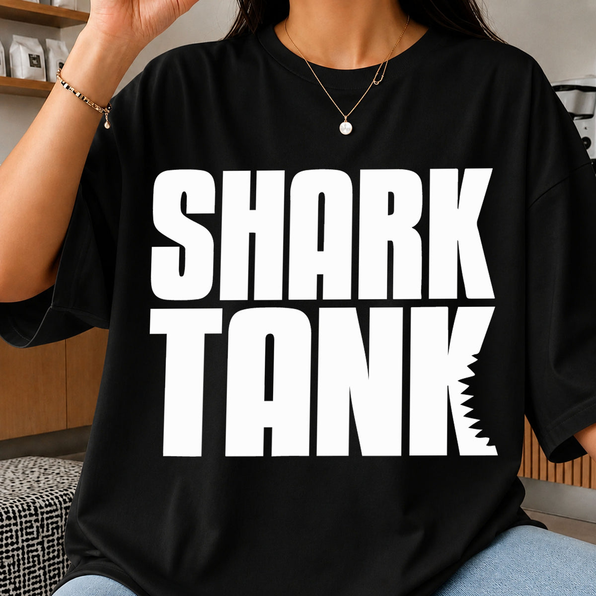 Shark Tank SVG, Bold Text Vinyl Cut File Clipart