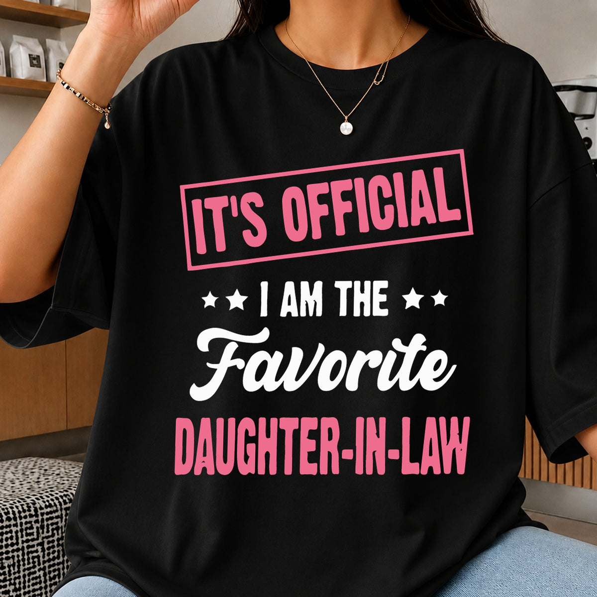 Favorite Daughter In Law SVG, Funny Family Cricut Clipart