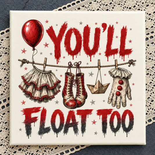 You'll Float Too Horror Clown PNG | SvgBundleHub