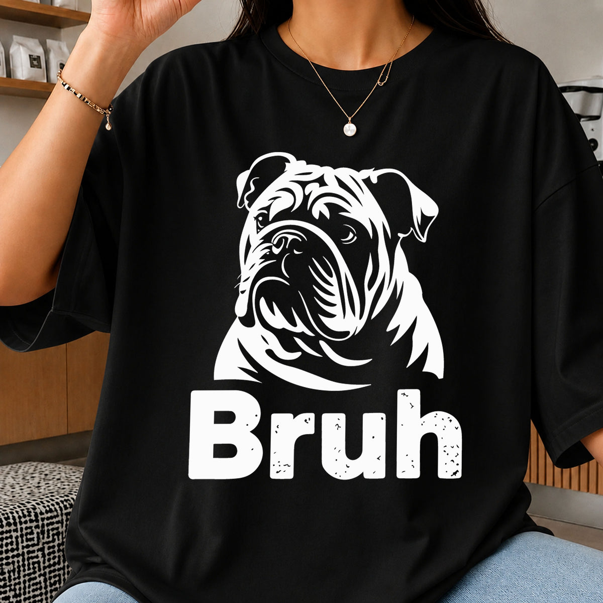 Bulldog Bruh SVG, Funny Dog Quote Cricut Vinyl Cut