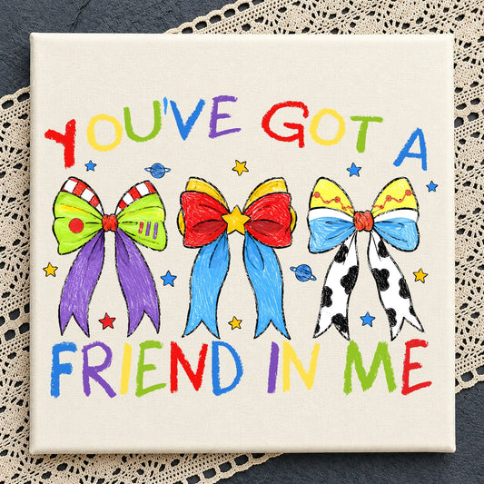 You've Got a Friend in Me Bow PNG | SvgBundleHub