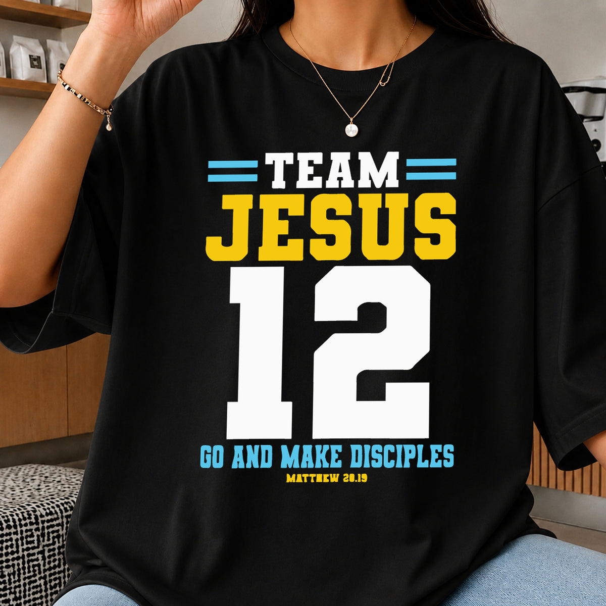 Team Jesus 12 Go Make Disciples Cricut Clipart SVG