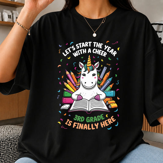 3rd Grade Is Finally Here Unicorn School Design PNG