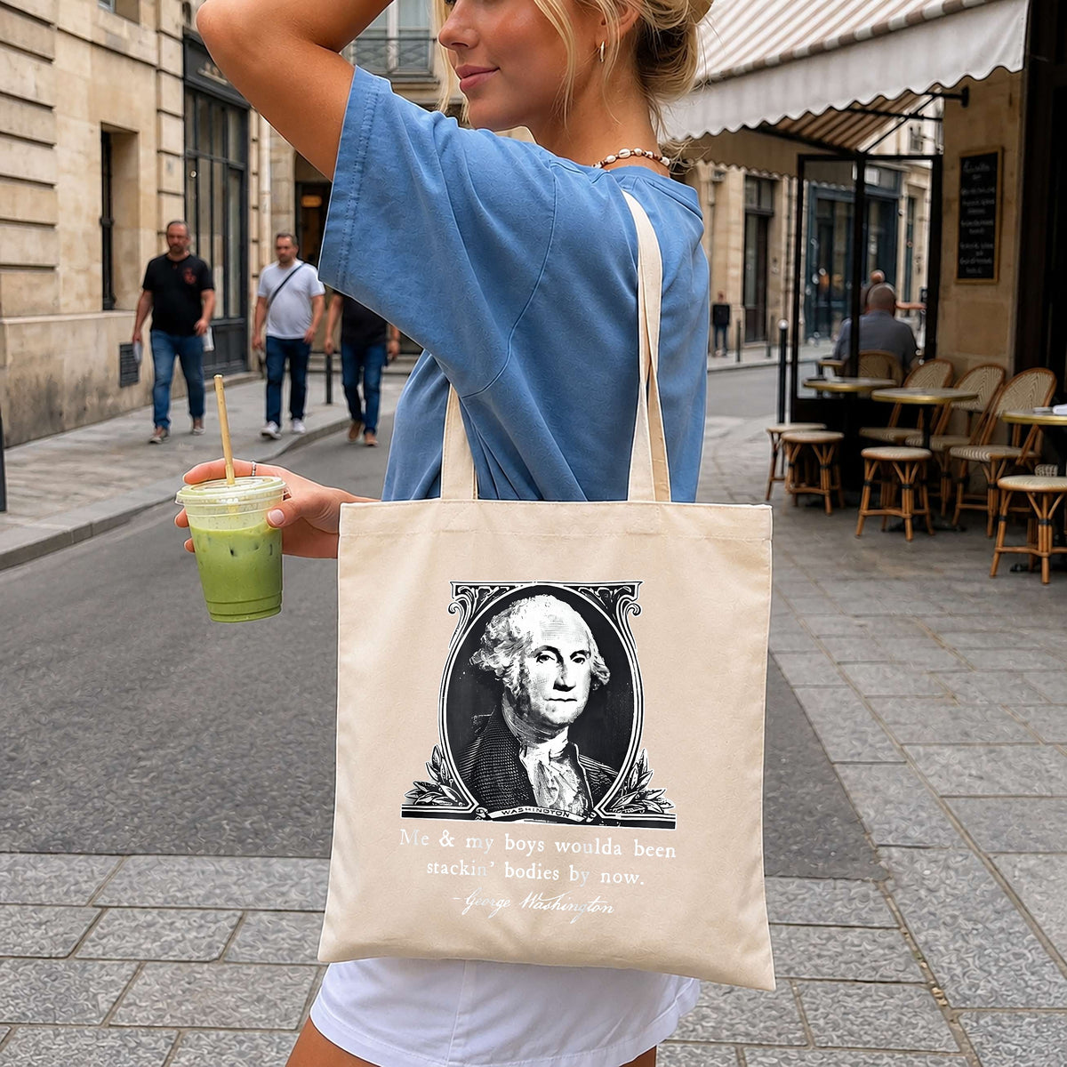 George Washington Dollar Bill PNG, Funny Quote Shirt, 4th Of July PNG