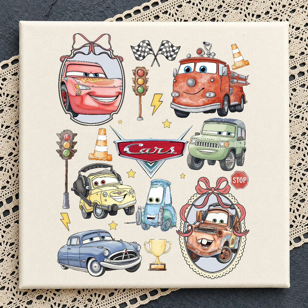 Disney Cars Characters Bundle PNG | SvgBundleHub