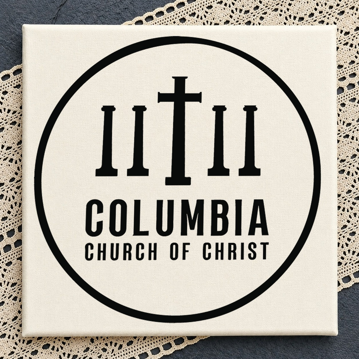 Columbia Church Of Christ SVG, Vinyl Cut File Design Print