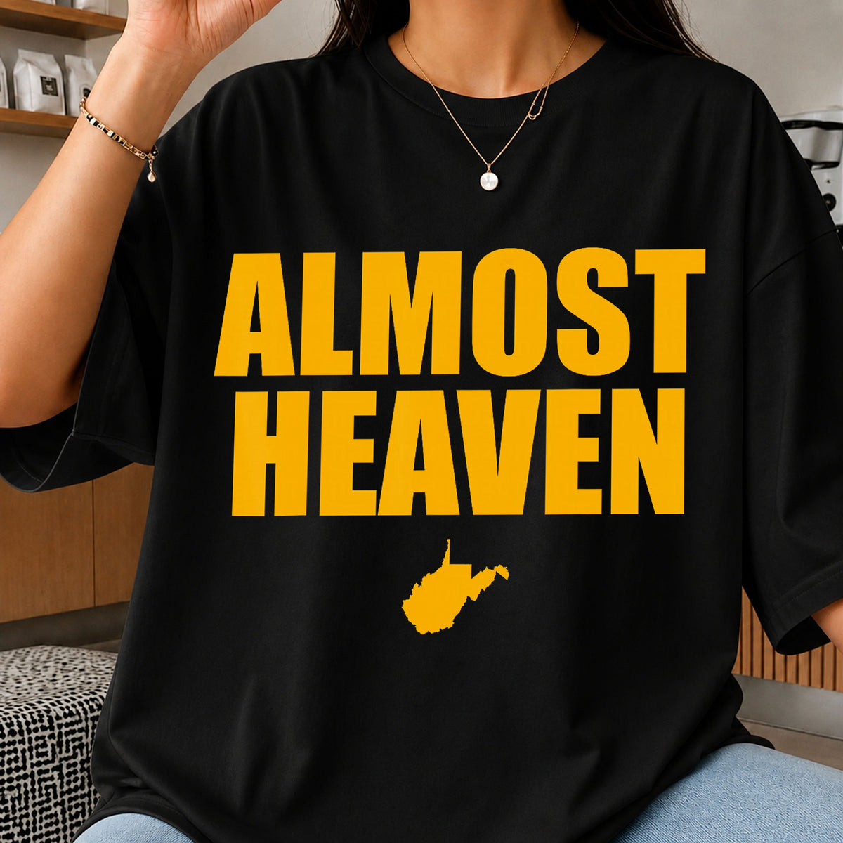Almost Heaven West Virginia State Craft Clipart PNG