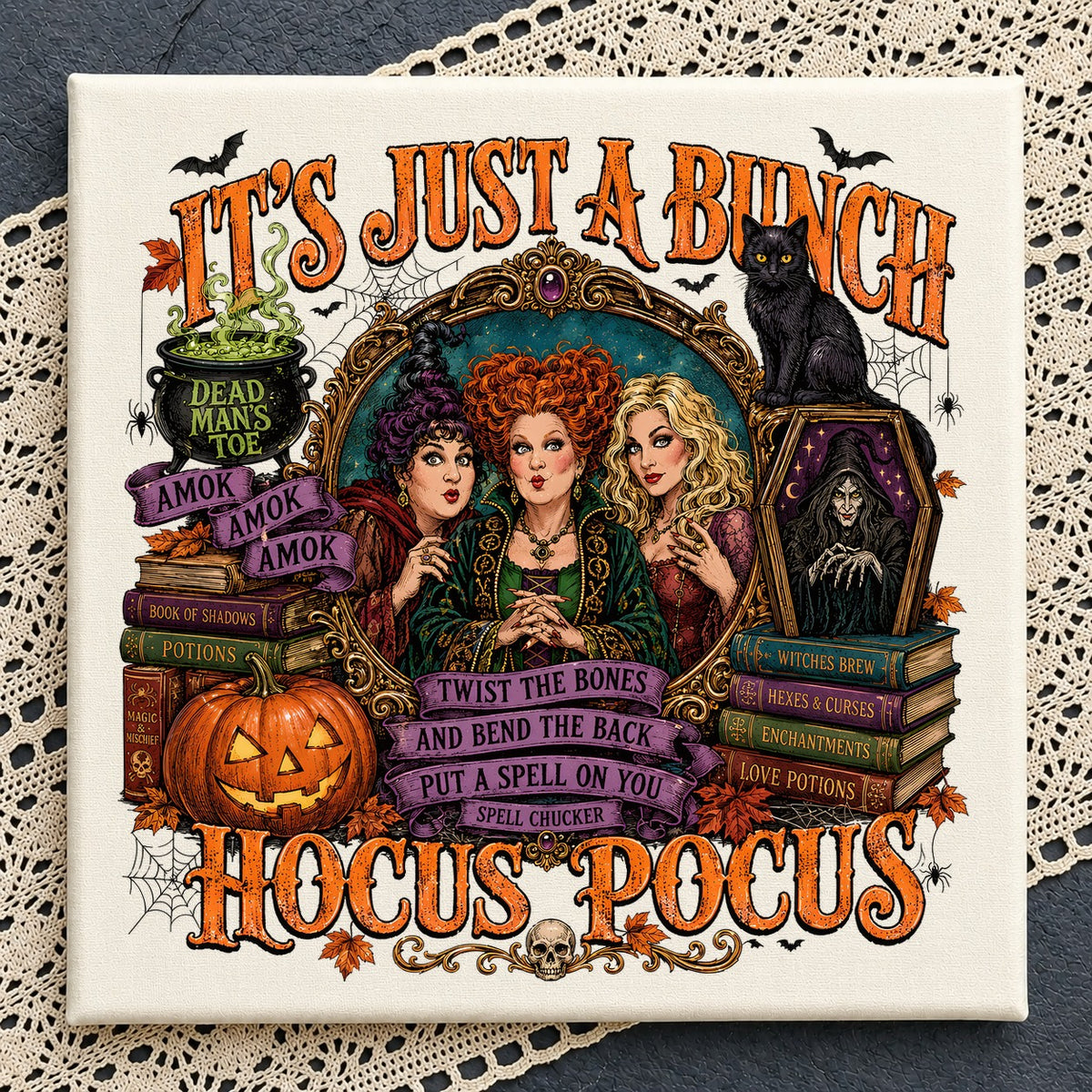 Hocus Pocus Witches Halloween PNG | SvgBundleHub