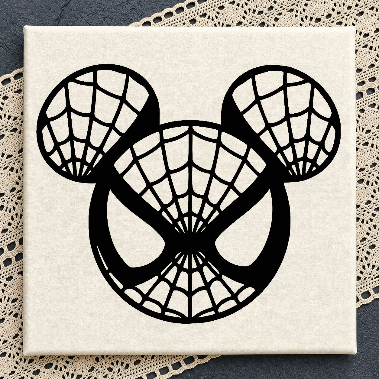 Spiderman Mickey Mouse Head SVG, Disney Marvel SVG, Spider-Man PNG