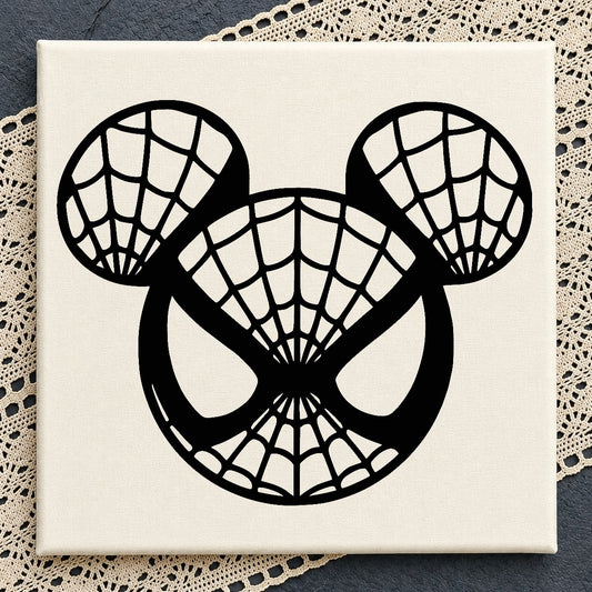 Spiderman Mickey Mouse Head SVG, Disney Marvel SVG, Spider-Man PNG