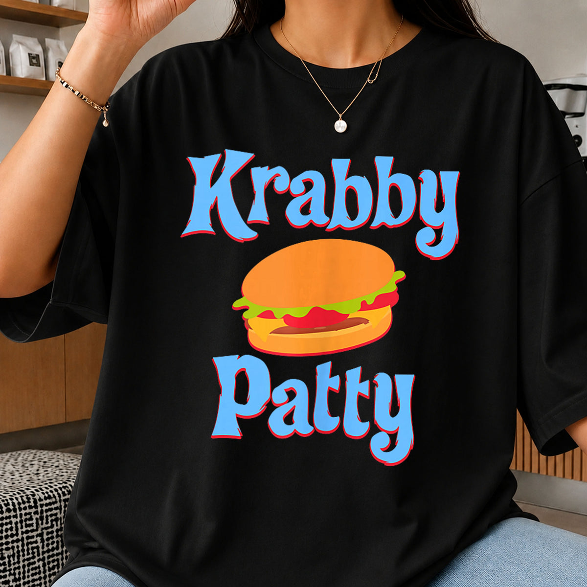 Krabby Patty Burger SpongeBob Cartoon Clipart Design PNG