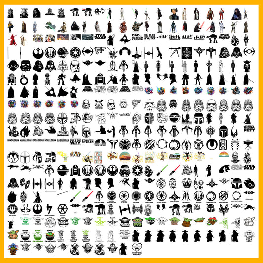 Star Wars Movies Mega Bundle SVG| SvgBundleHub