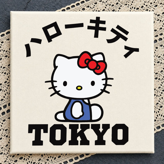 Hello Kitty Tokyo Japanese Katakana Cricut Cut File SVG