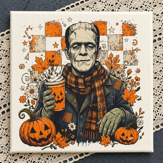Horror Icons Fall Pumpkin Spice PNG | SvgBundleHub
