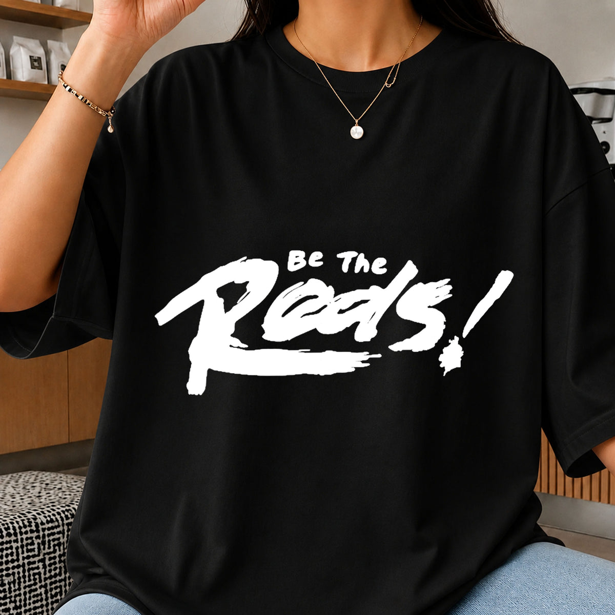 Be The Reds Football Sports Team Motivational Quote PNG