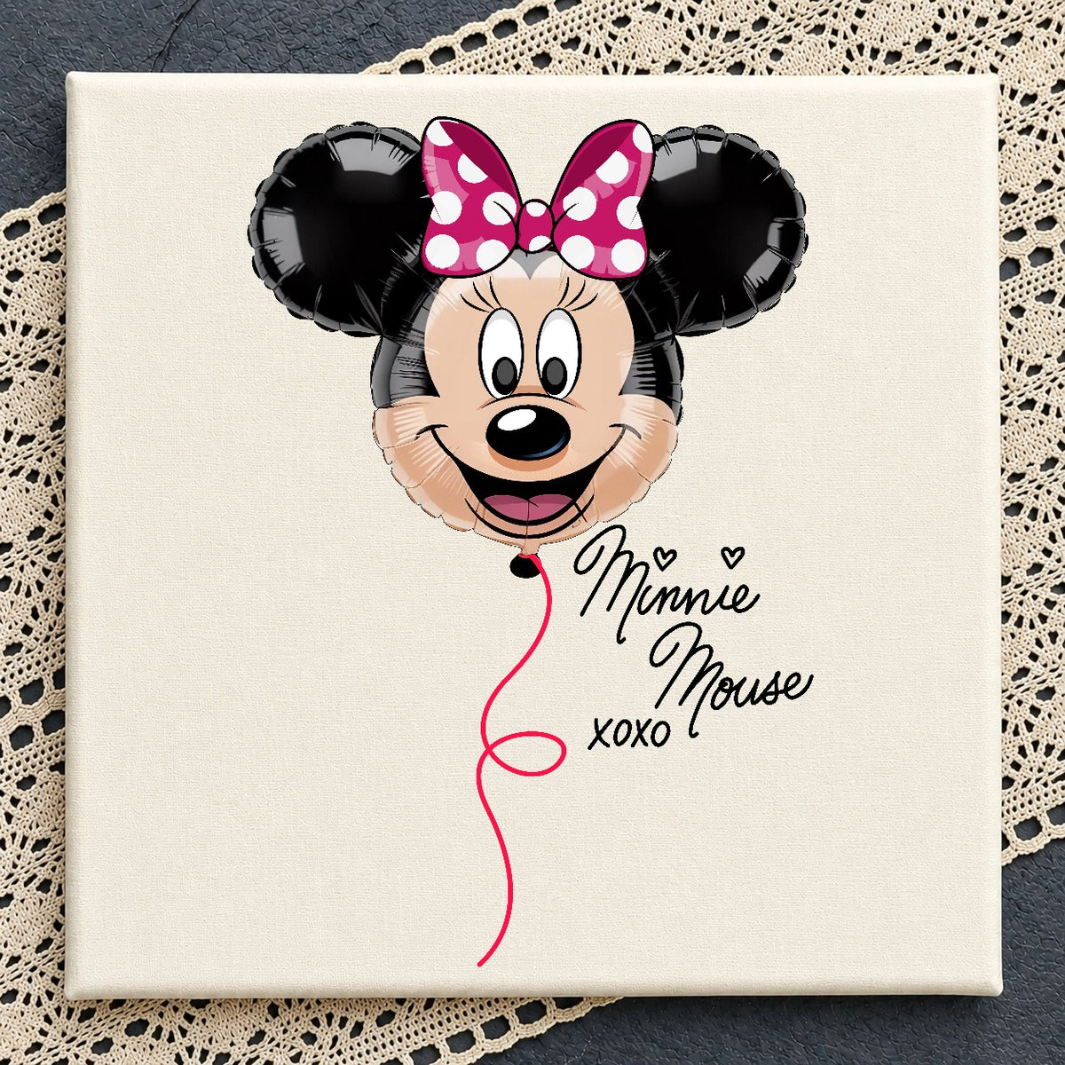 Minnie Mouse Balloon XOXO PNG | SvgBundleHub