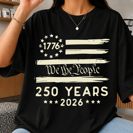 We The People 1776 SVG, 250 Years 2026 Patriot Flag