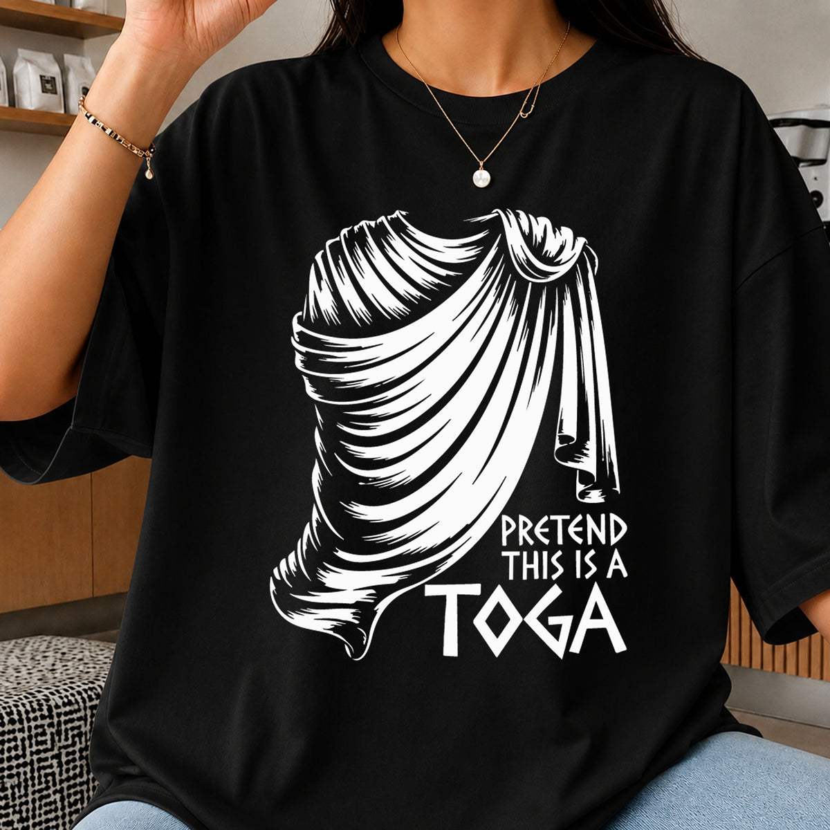 Pretend This Is A Toga SVG, Funny Halloween Costume