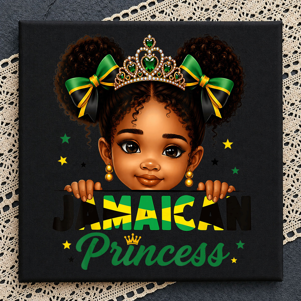 Jamaican Princess PNG, Black Girl Tiara Clipart, Jamaica PNG