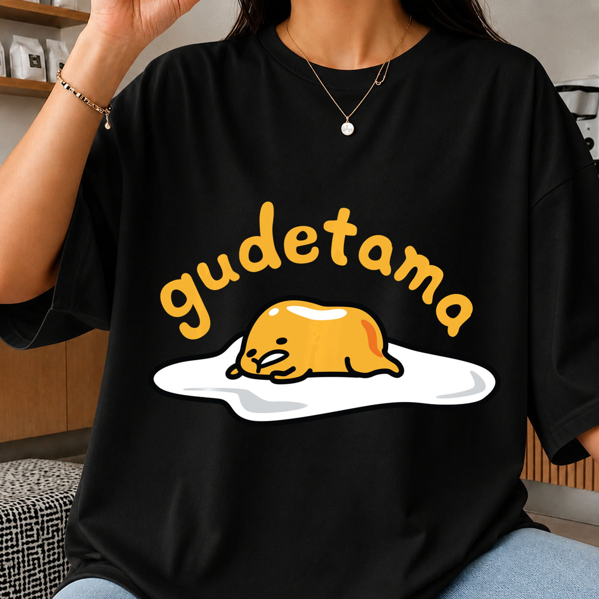 Gudetama Lazy Egg Sleeping Sanrio Kawaii Character PNG