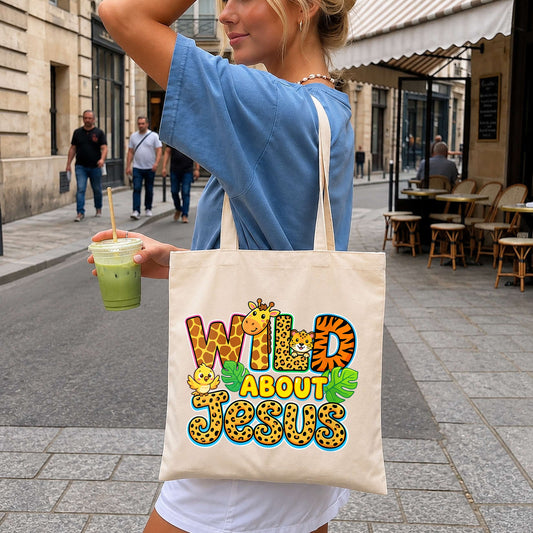 Wild About Jesus PNG, Safari Animals Christian Shirt, VBS PNG