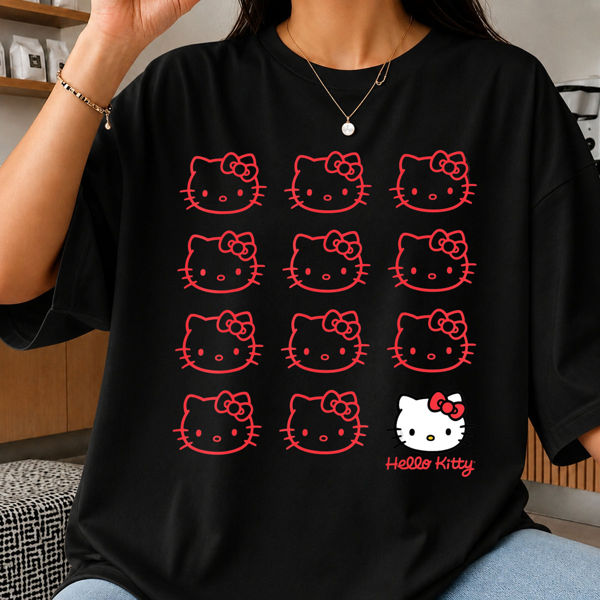 Hello Kitty Face Variations Sanrio Character Bundle PNG